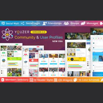 Youzify formerly Youzer - BuddyPress Community WordPress User Profile Plugin